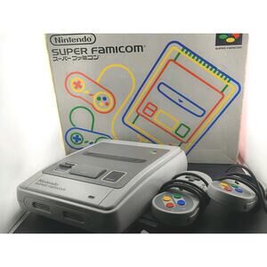 Nintendo Super Famicom Console with Original Box - Authentic Japanese Import